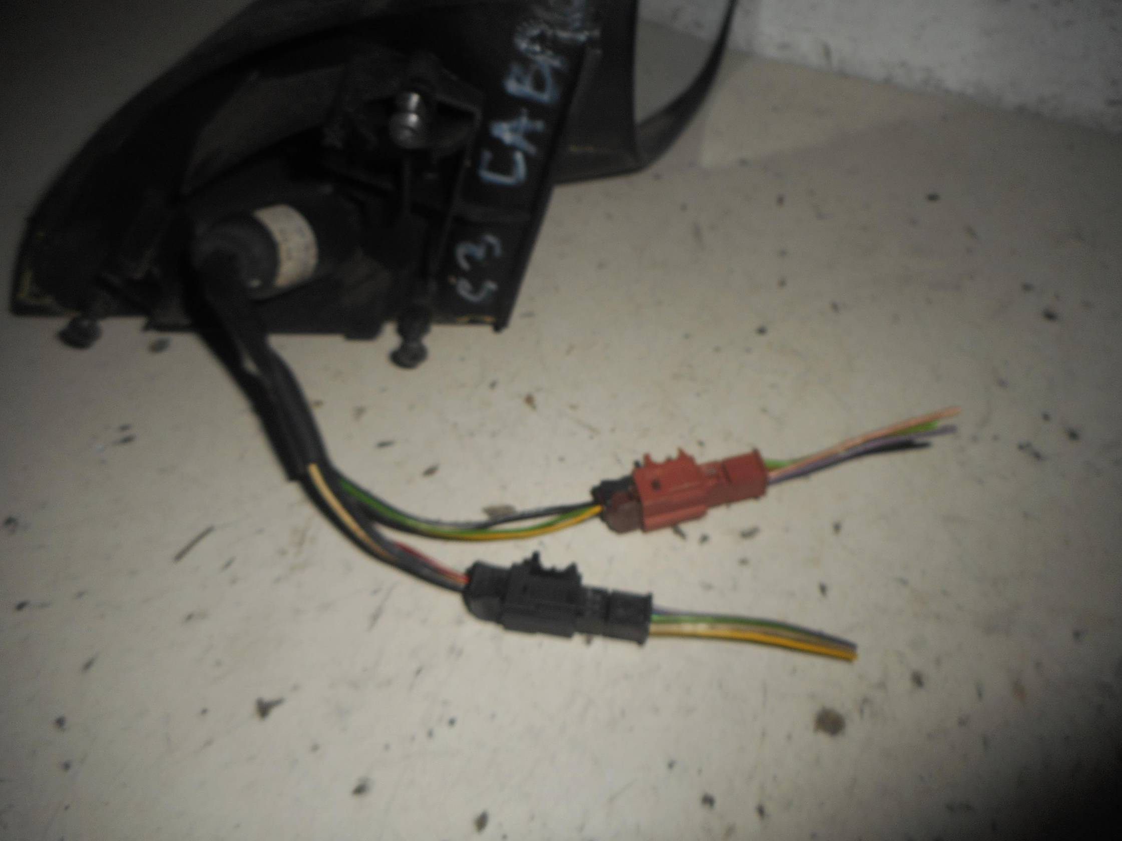 Retrovisore est. regolaz. elettr. dx.